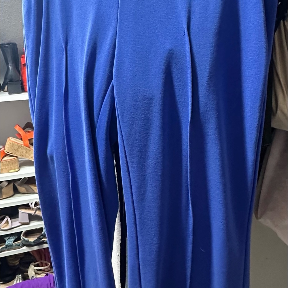 Elegant Royal Blue Women's Trousers